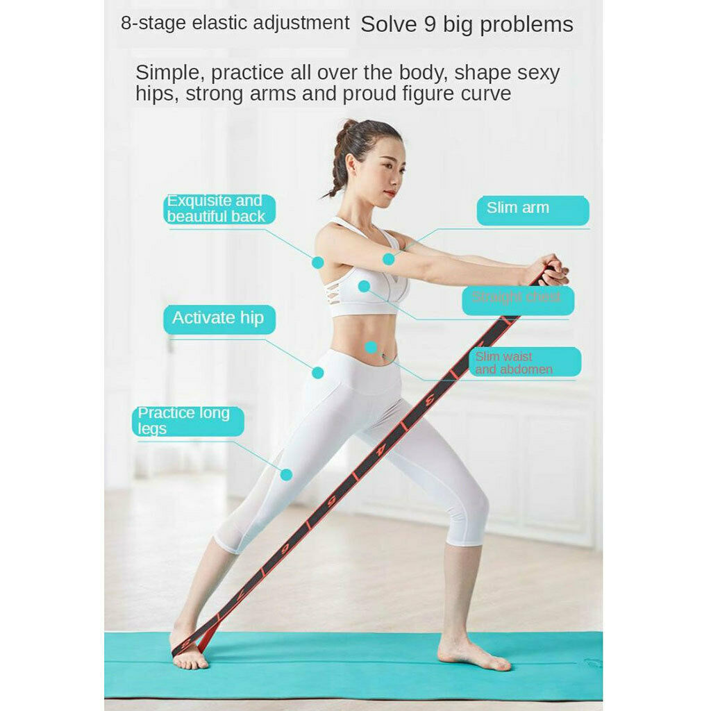 Stretch Band Dance Pilates Yoga Stretch Fitness Elastic Band for Gym Yoga
