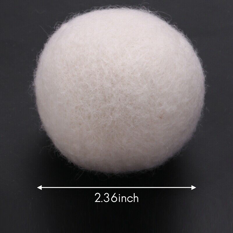 8-Pack 100% Premium Wool Dryer Balls XL,Handmade,Eco-Friendly,All-Natural FabrV5