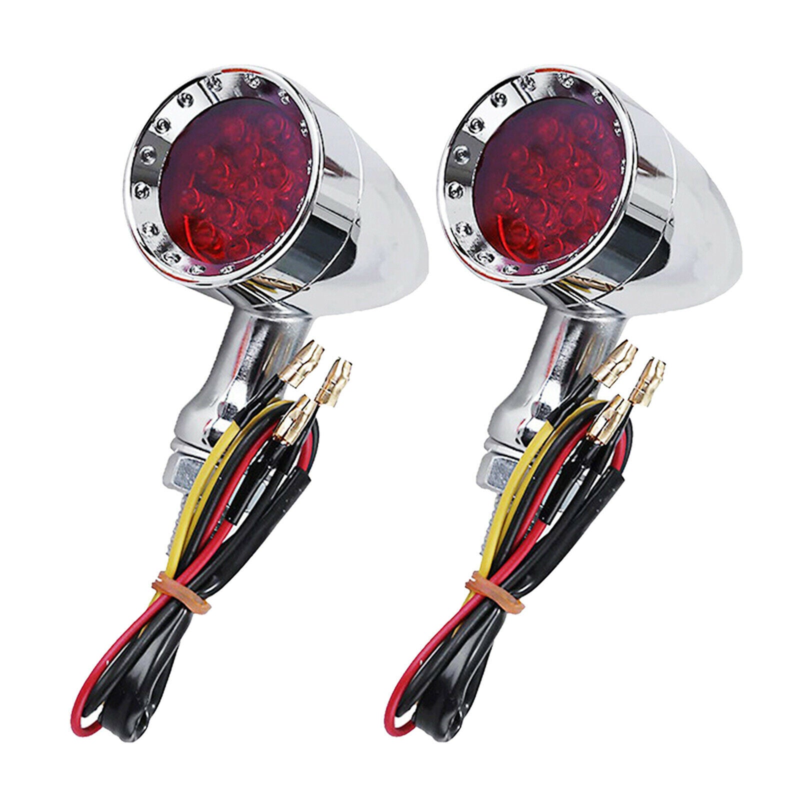 Turn Signal Light Waterproof Motorcycle Indicators Signal Lamp Blinker Red