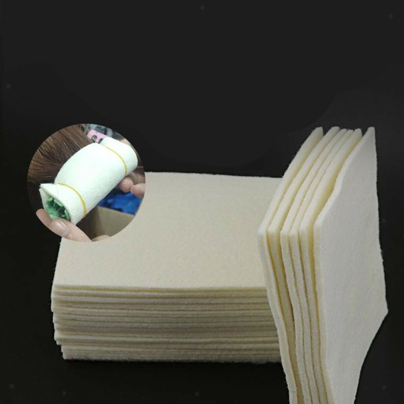 20Sheet Salon Hair Perming Cotton Pad Barber Styling Tools  Resistant