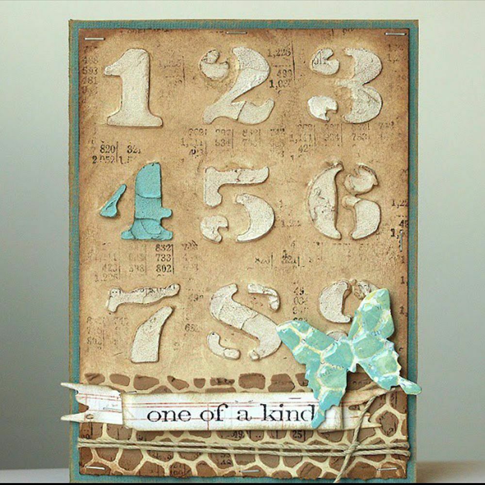 Cards Stamp Embossing Template Layering Stencils Scrapbooking Walls Painting