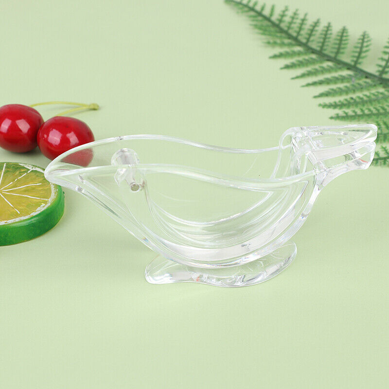 Acrylic Lemon Clip Manual Transparent Fruit Juicer Home Kitchen Bar Gadg.l8