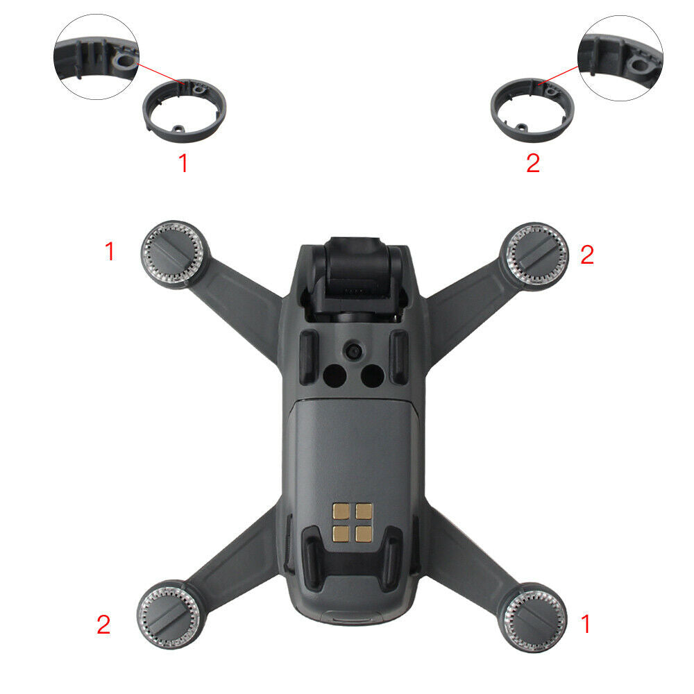 4PCS for DJI Spark Drone-LED Shade Lights Lamp Cover & Lamp Cover Plate/Base
