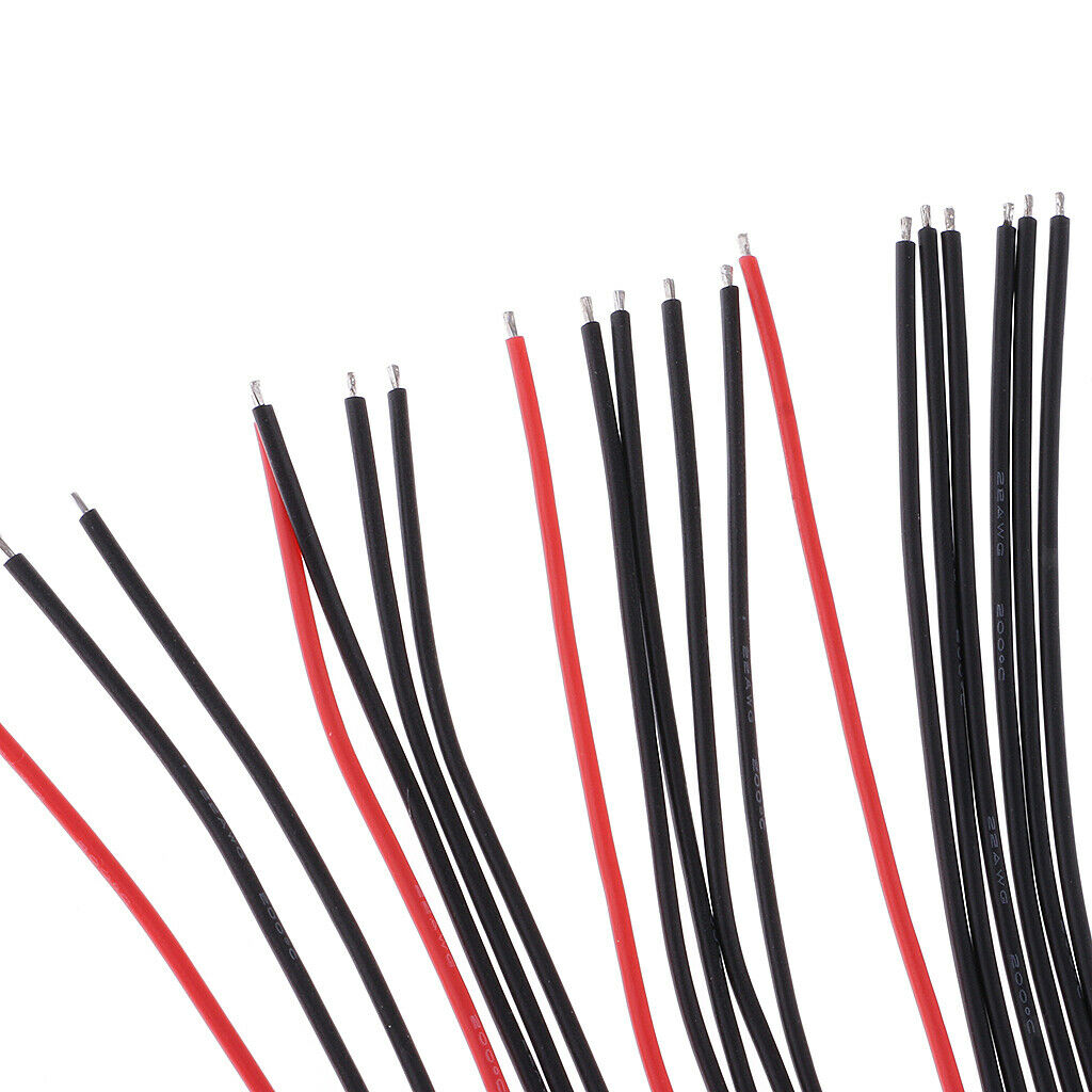 10Pc JST-XH Connector 2-6S Imax B6 Balance Charger Silicon Cable Wire Parts