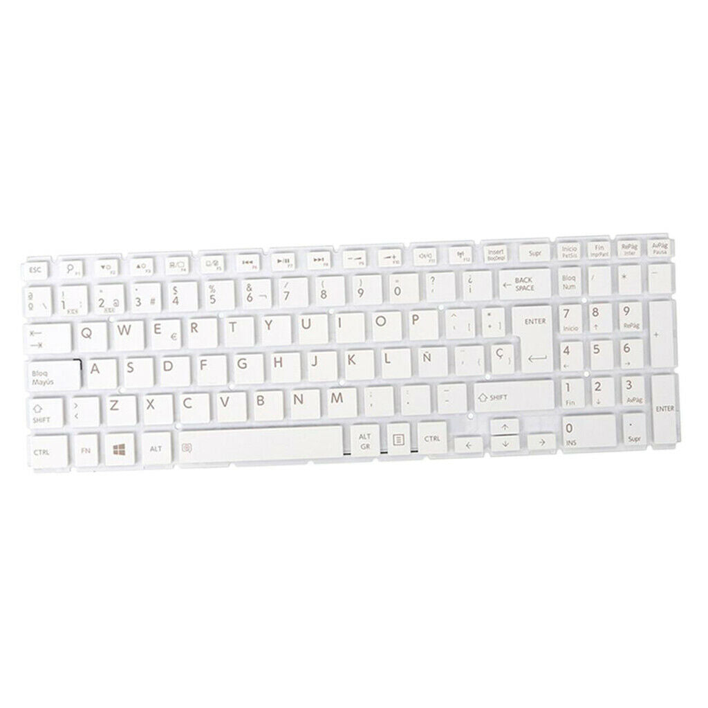 White Spanish Layout Keyboard for   Satellite L50-B L55-B S55-B S55D-B