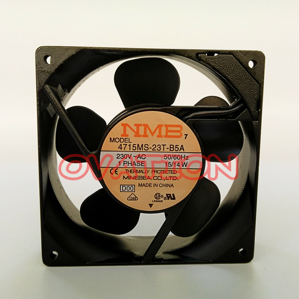 For NMB 4715MS-23T-B5A Cooling fan 230Vac 50/60Hz ,15/14W ,1 PHASE