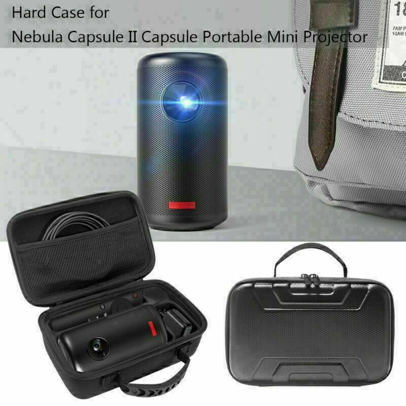 For Nebula Capsule II Mini Projector Shockproof Hard Case Storage Bag Protection