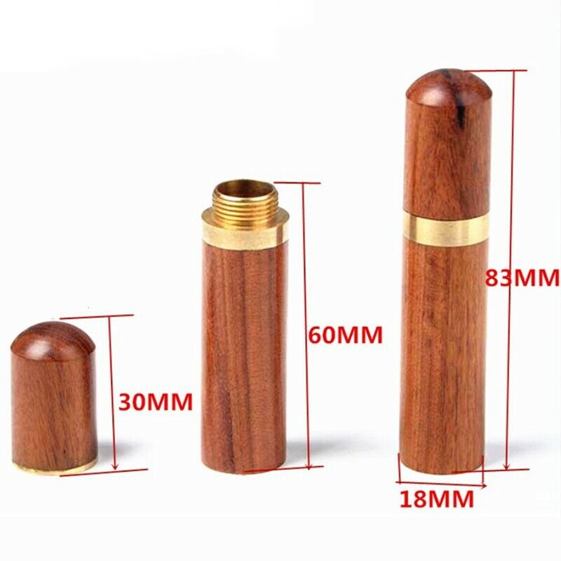 DIY Sewing Needles Holder Storage Tube Wooden Box Hand Sewing Case Contai.l8