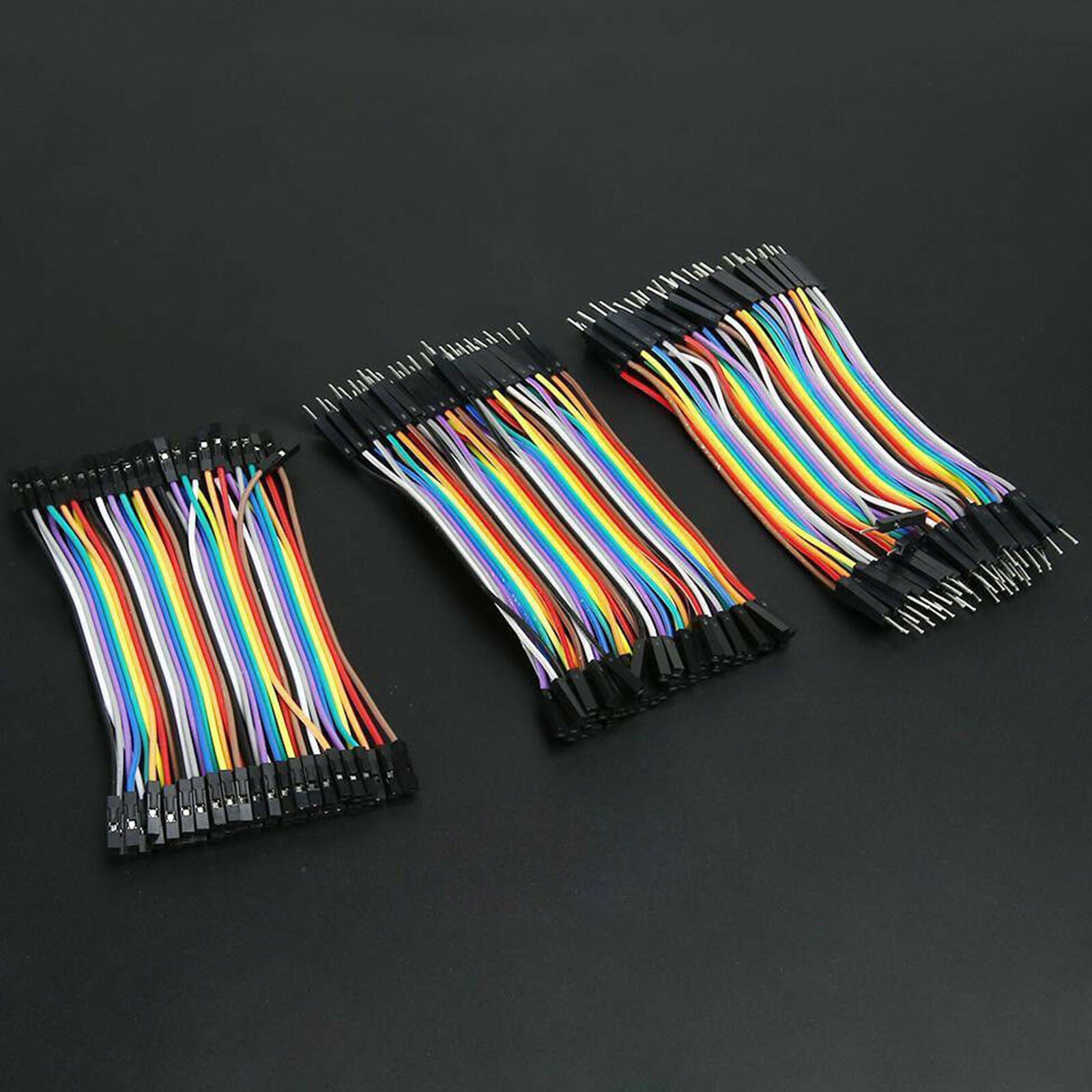 120 Pcs Male To Female Dupont Wire Jumper Cable For Arduino Breadboard Set
