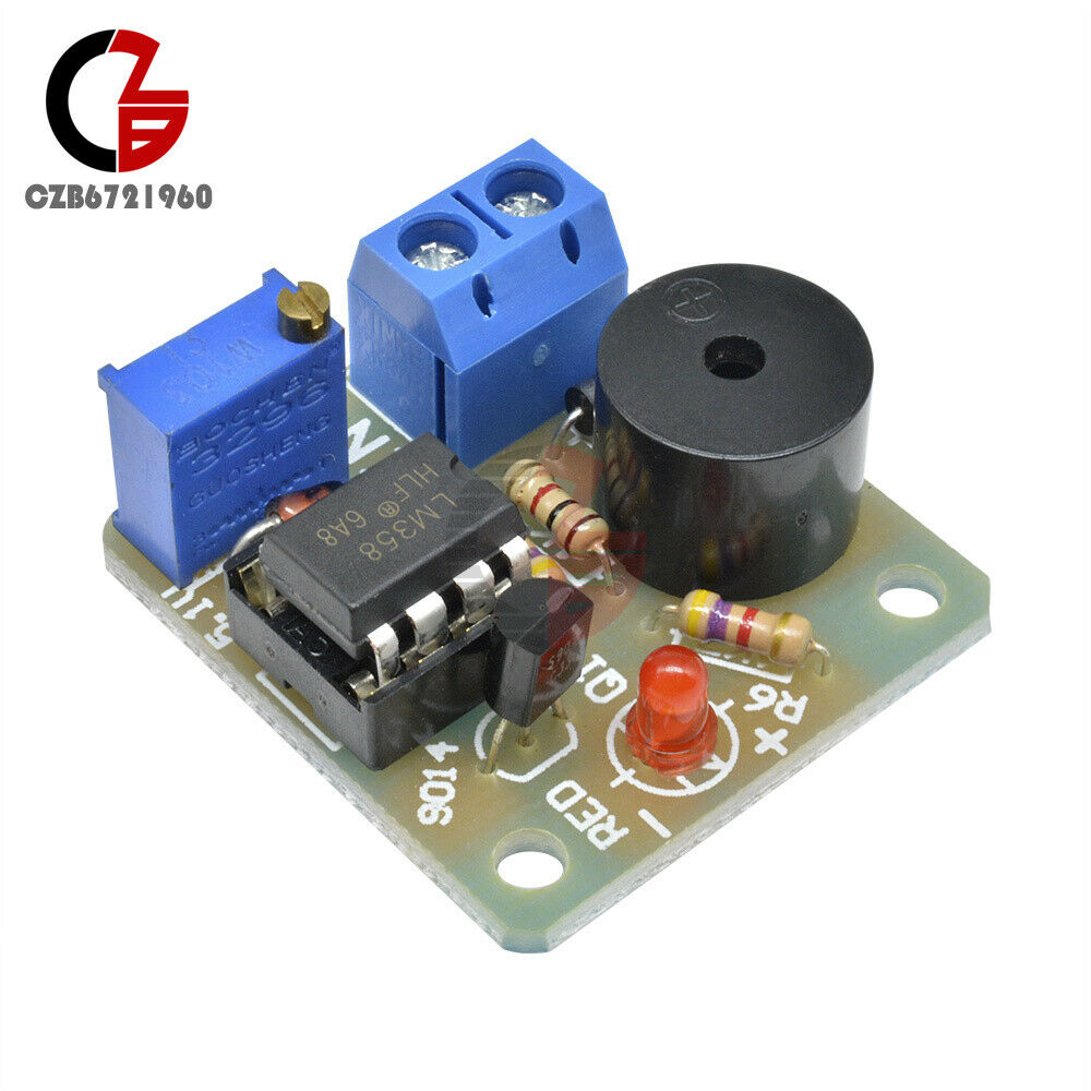 9V 12V Anti Over-discharge Board Low Voltage Protection Module Audible Alarm