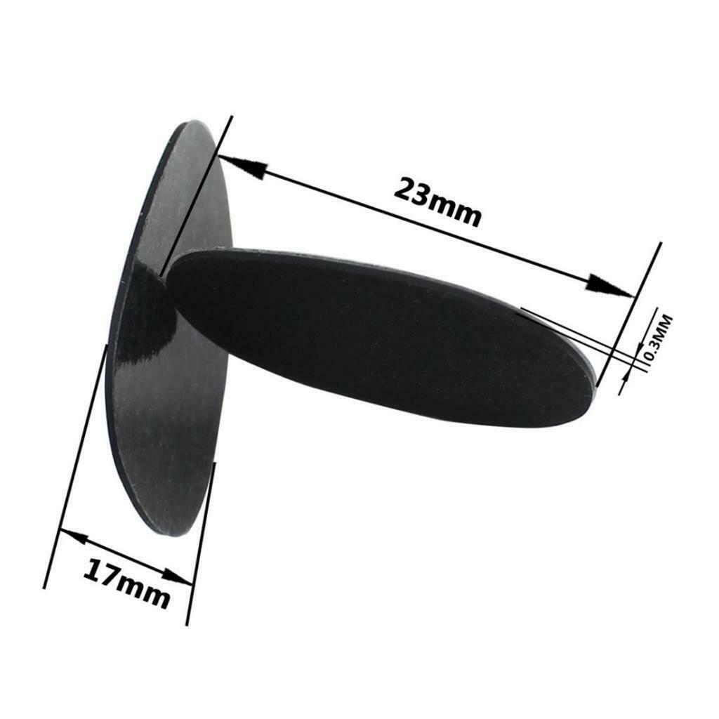 Pack of 8 Adhesive Saxophone Mouthpiece Patches Pads 0.3mm Black DIY Tenor Sax