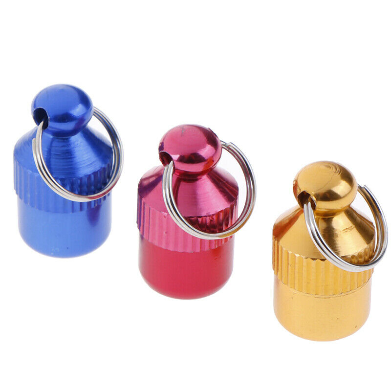 Anti-Lost Pet Dog Cat ID Name Address MINI Label Tag Storage Barrel Tube RanBDD
