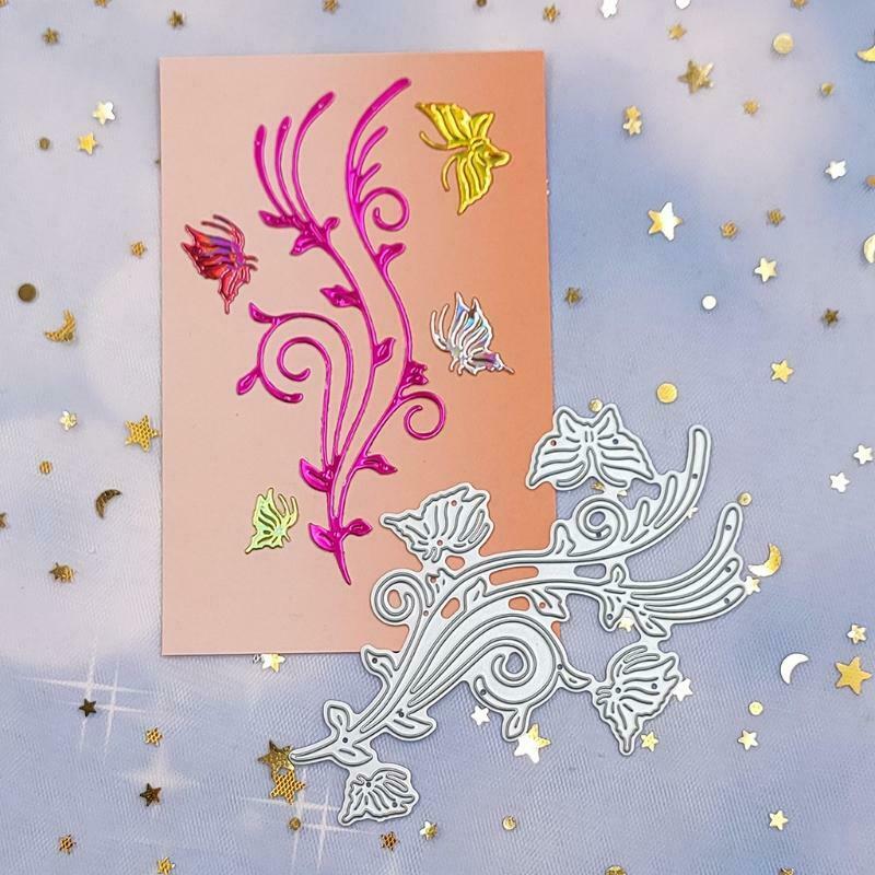 Butterfly Flower Metal Cutting Dies Stencil DIY Scrapbooking Album Paper Card