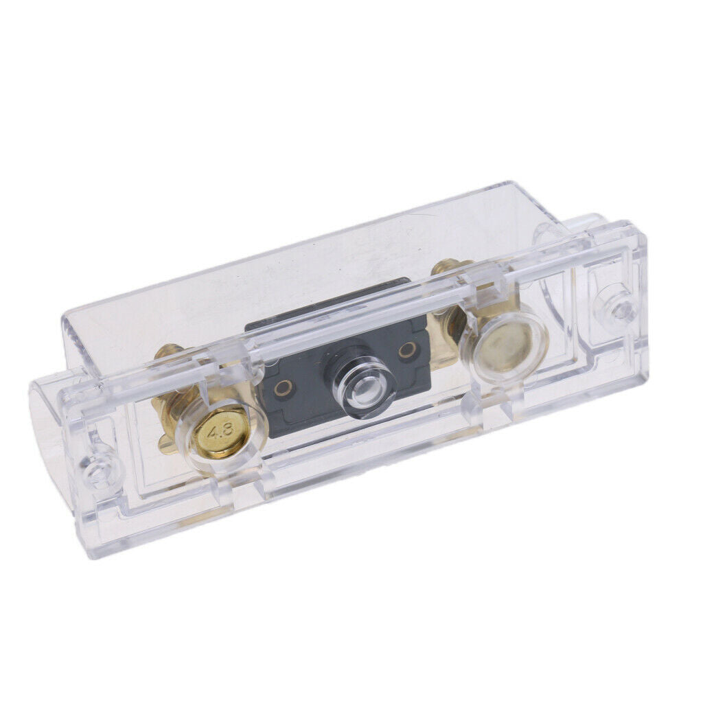 100A Car Audio Clear Fuse Holder Power Circuit Protection