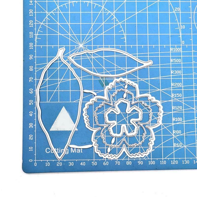 Flower Leaf Metal Cutting Dies Stencil DIY Scrapbooking Album Paper Template