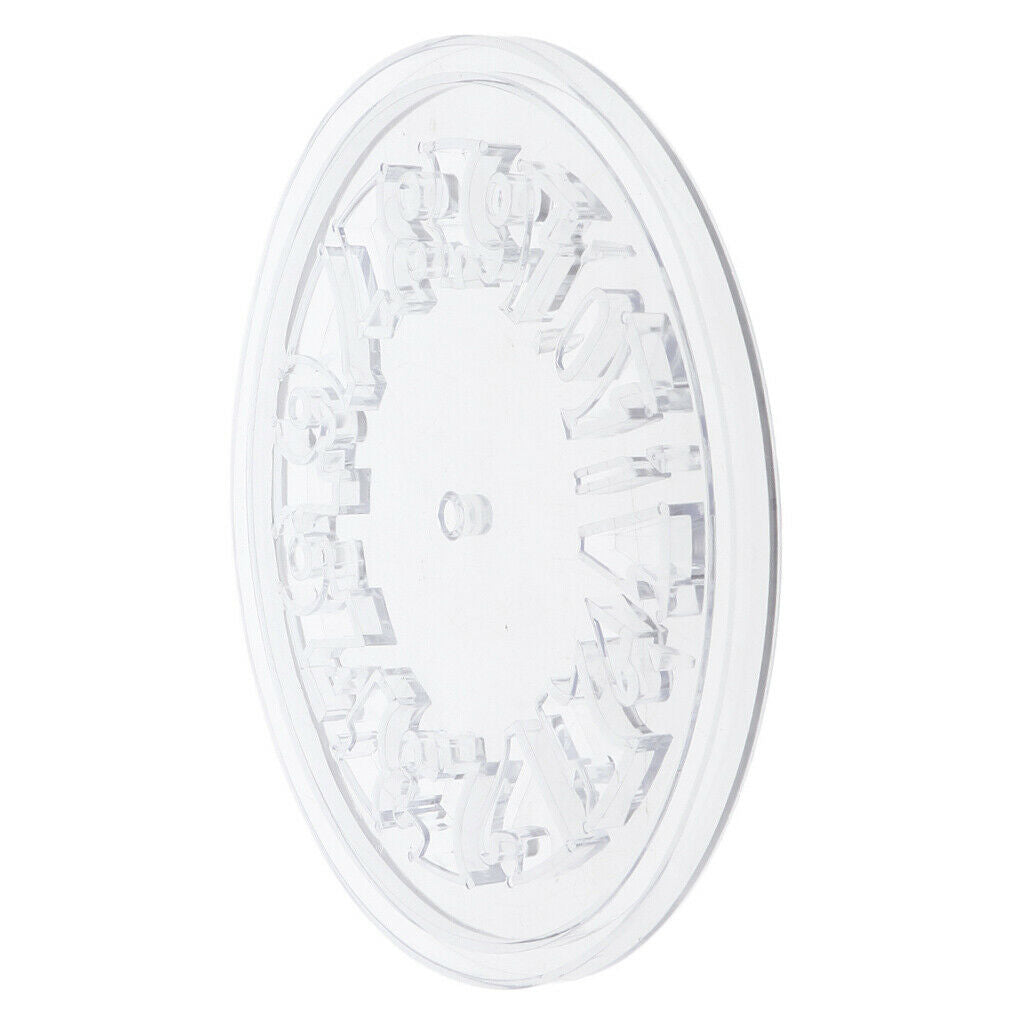1Pcs Clear Silicone Clock Mold, Arabic Numerals Clock Making Tool for DIY