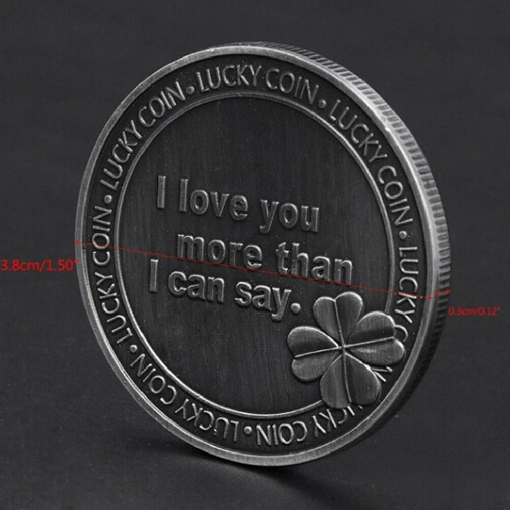 Commemorative coin lucky love word romance couple collection art gift souvenirBD