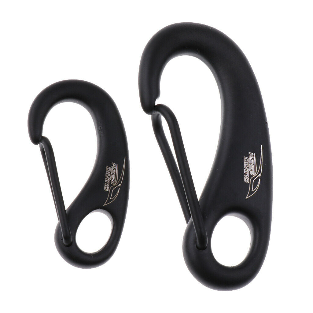 Scuba Diving Stainless Steel Egg Quick Link Carabiner Snap Hook Clip 50mm