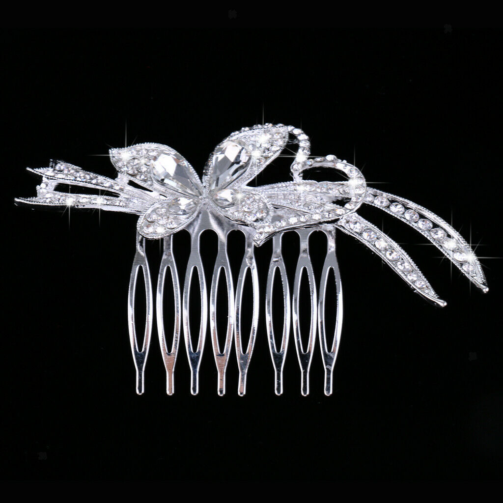 Bride Hair Comb Rhinestone Hair Clip Women Hairpin Wedding Hair Accessory