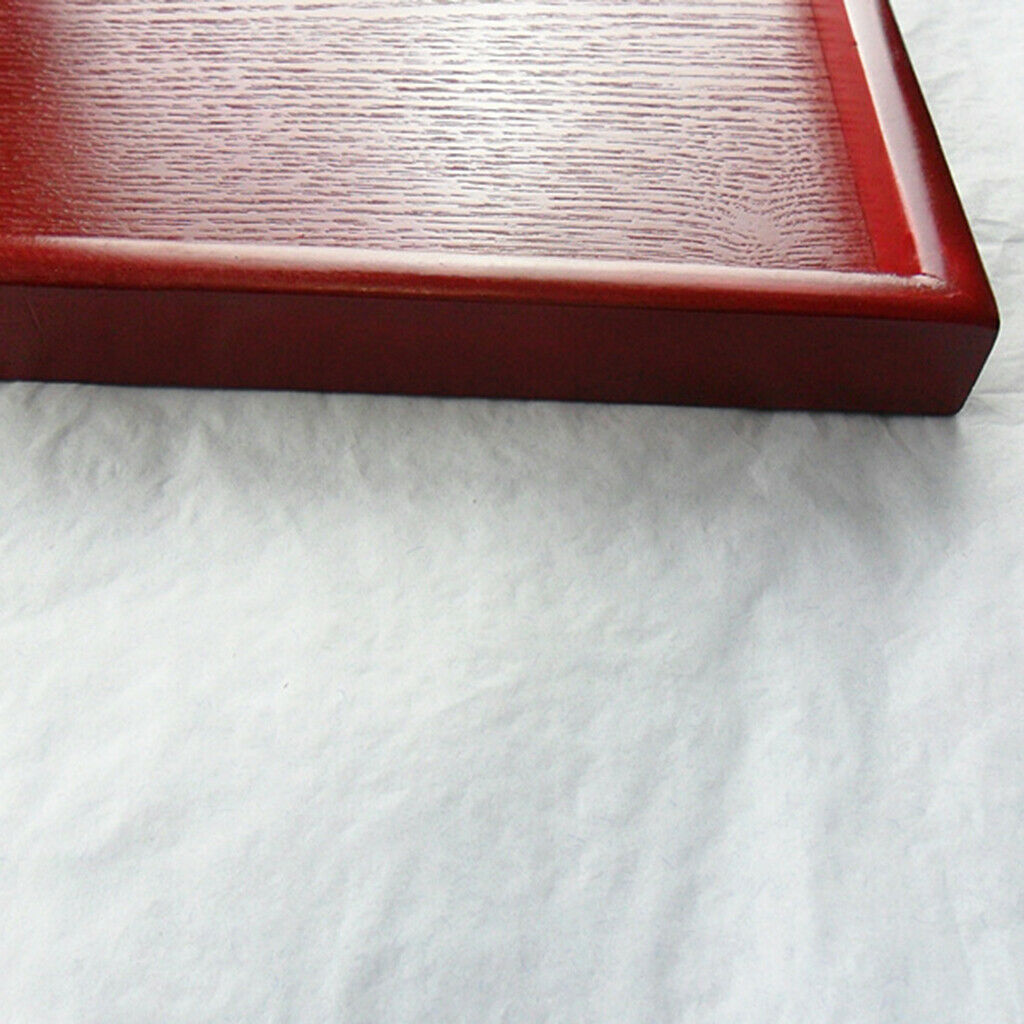 Hotel Serving Tray Restaurant Coffee Shop Rectangular Tableware Plate Red