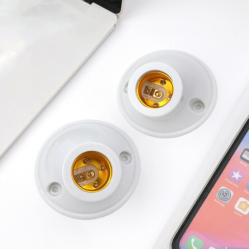 3PCS Inclined flat lamp holder E27 Lamp Holder Light Bulb Socket Holder A.l8