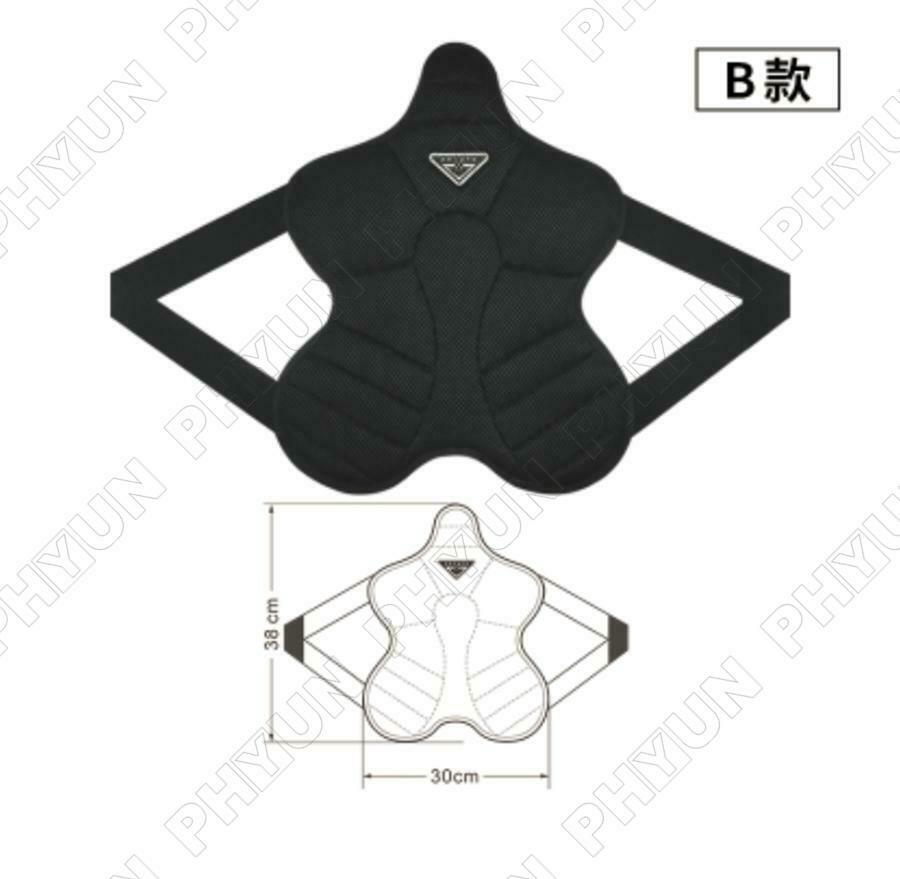 Motorcycle Seat Cover Cushion Heat Insulation Air Pad w/ Fixed Straps Universal