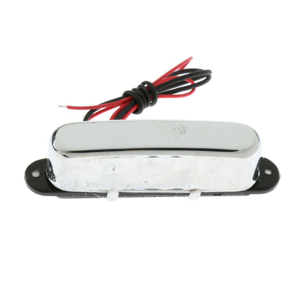 DIY Alloy Electric Guitar Neck Single Coil Pickup Chrome for   Guitar