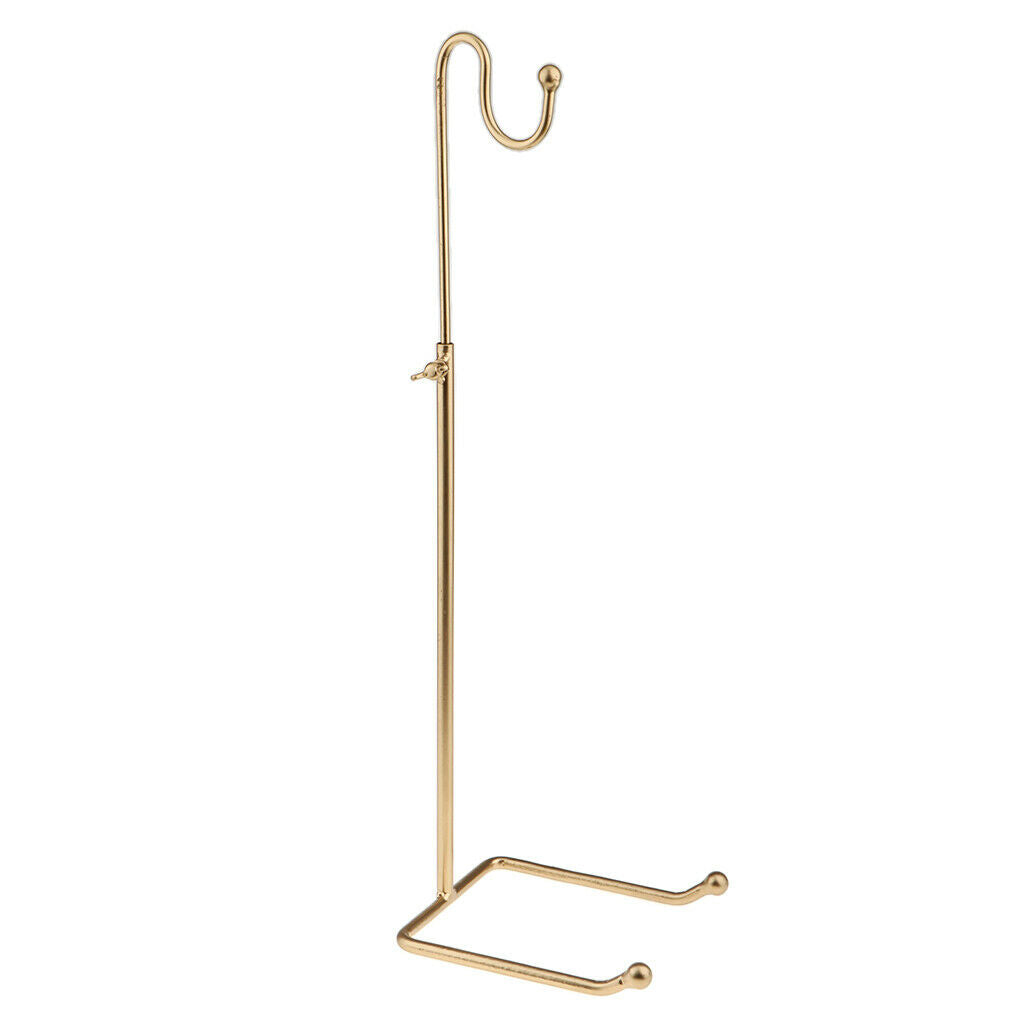 Stainless Stable Adjustable Handbag Scarf Display Stand Rack Bag Purse Shelf