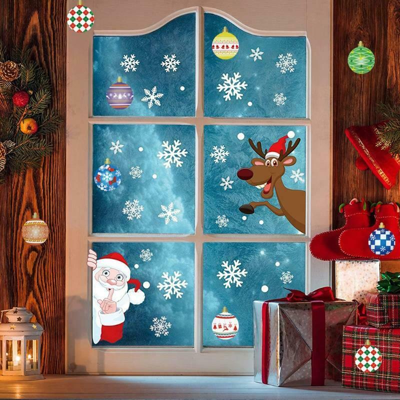 500pcs Merry Christmas Stickers Labels Roll 8 Designs Xmas Decorative Envelope