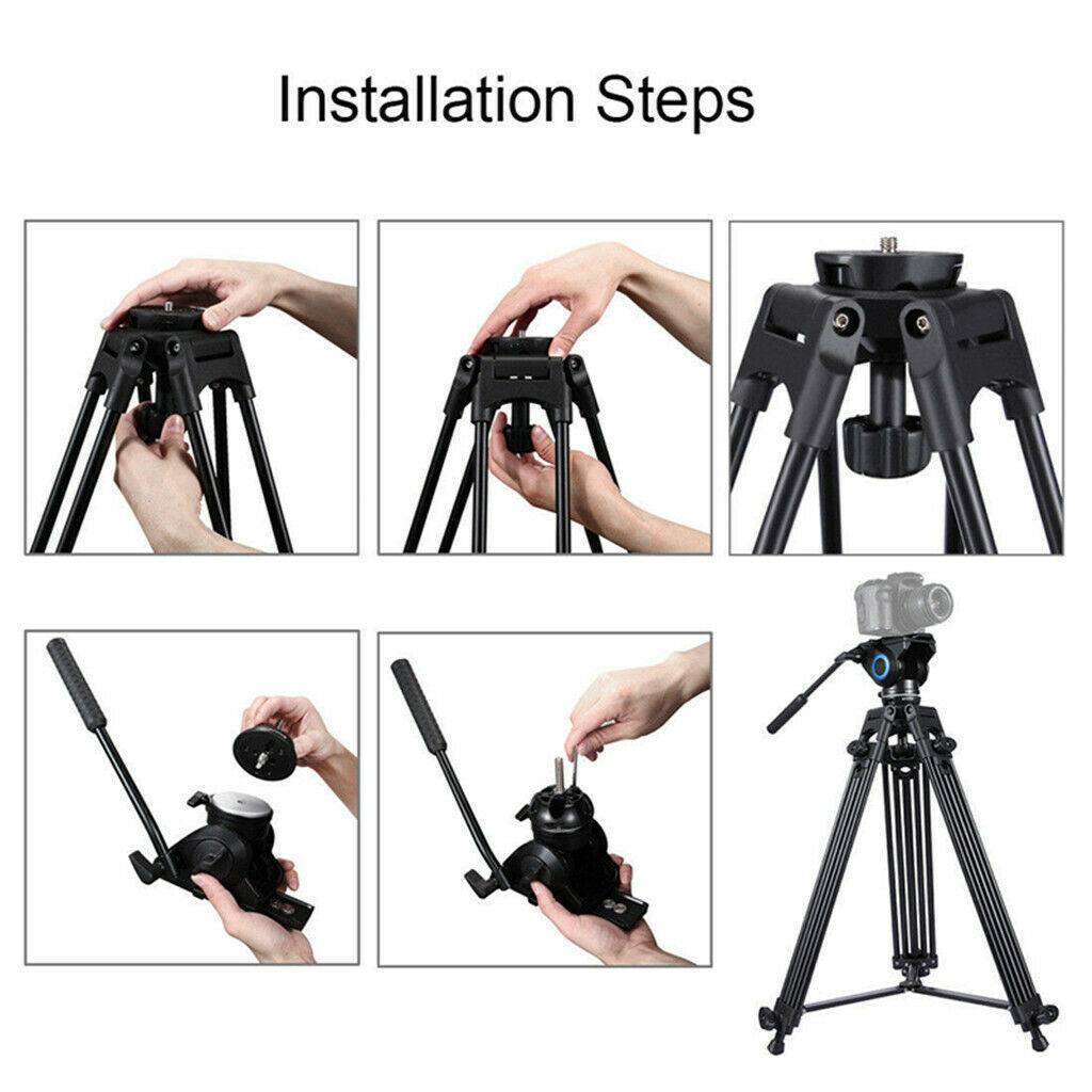 75mm Half Ball Bowl Adapter Ballhead with 1/4" 3/8" Screw For DSLR Camera