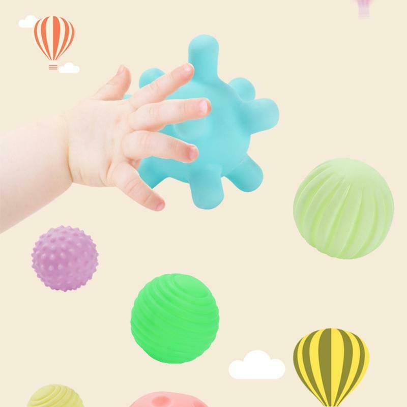 Textured Multi-ball Suit, Tactile Sensory Ball, Baby Grip Ball, Sensory Ball