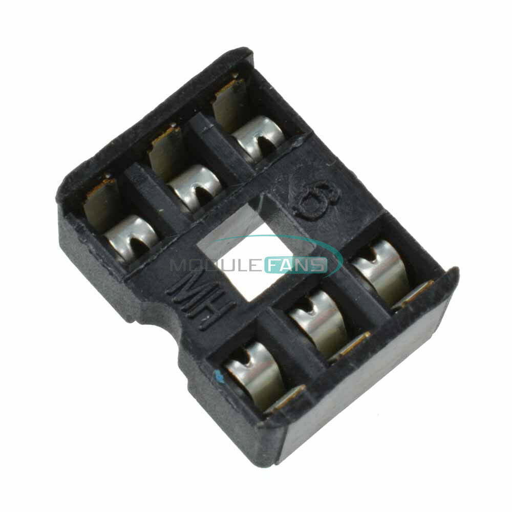 20PCS DIY IC Socket Adaptor PCB Solder Type DIP Socket 6p 6-pin 6 Pin