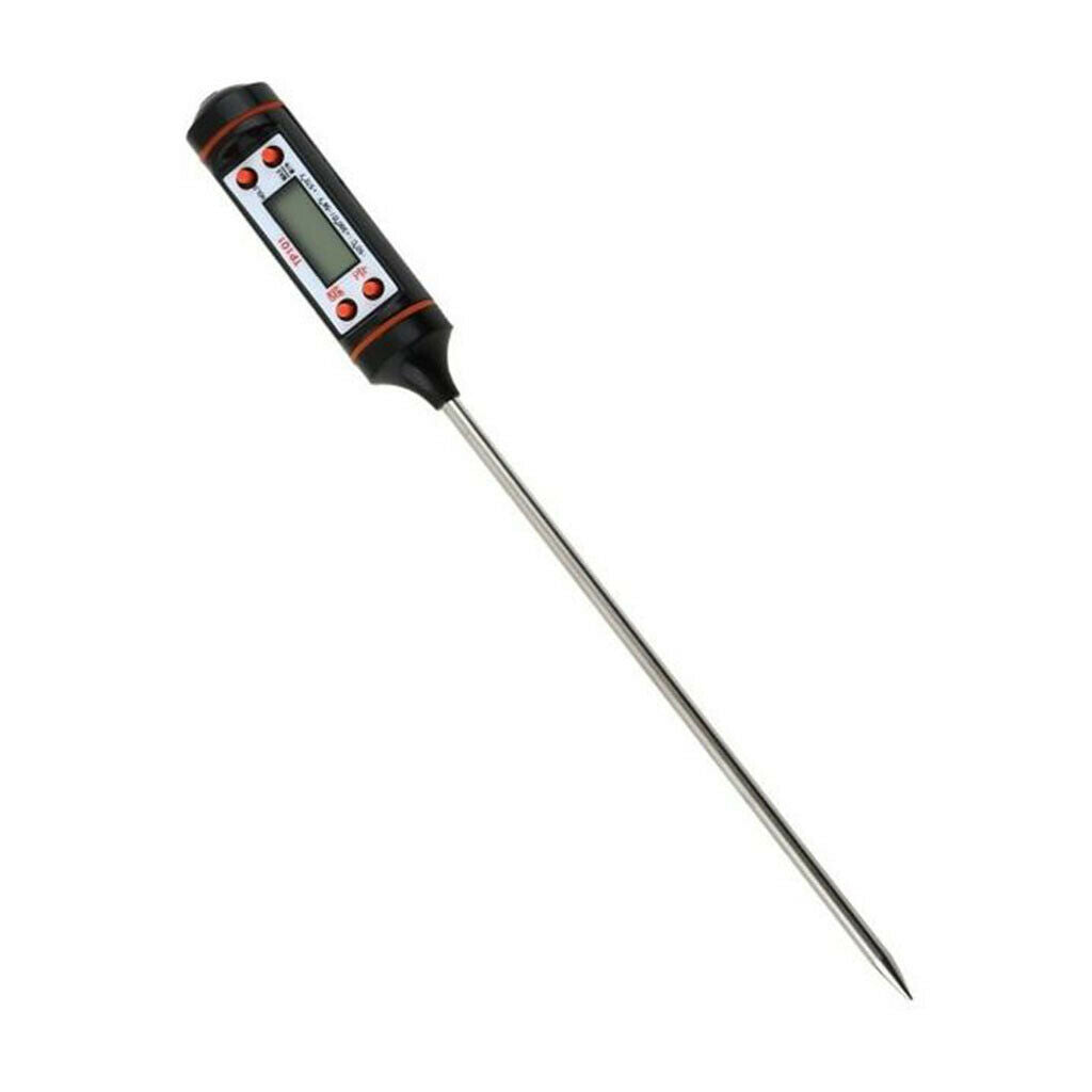 2pcs Digital Food Thermometer Baking Meat for Oil Deep Fry Candy Thermometer