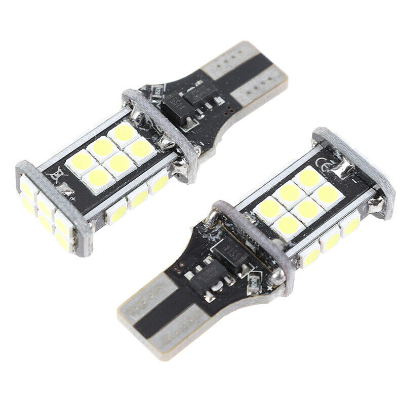 2Pcs T15 W16W 24 SMD 3030 921 912 LED Car Backup Reverse Light Bulb Whit ykJ Kt