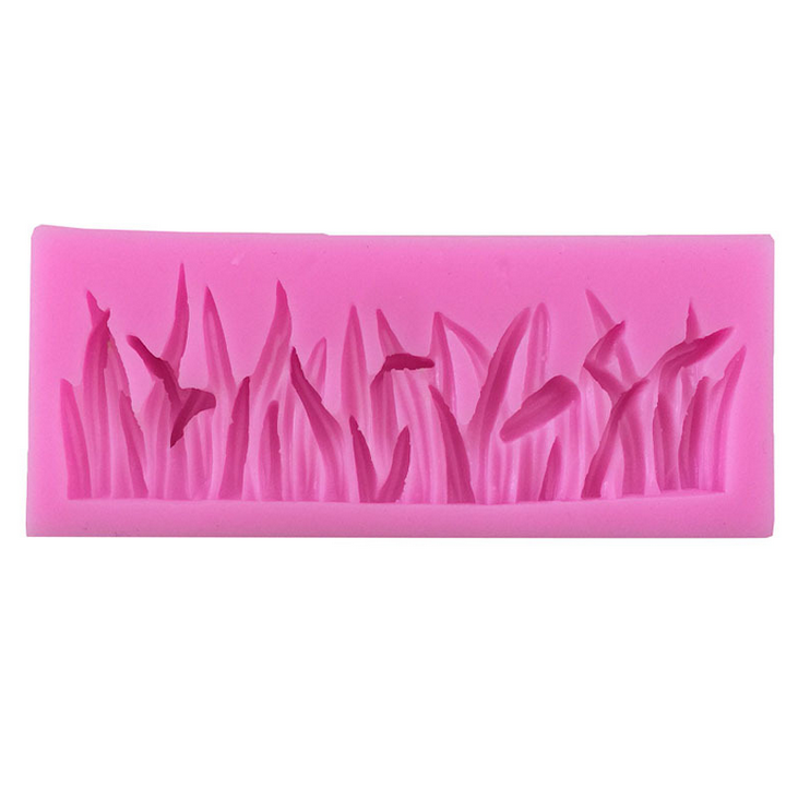 Grass Shape Cake Decorative Silicone Mold Fondant Cake Baking Mould Candy tool