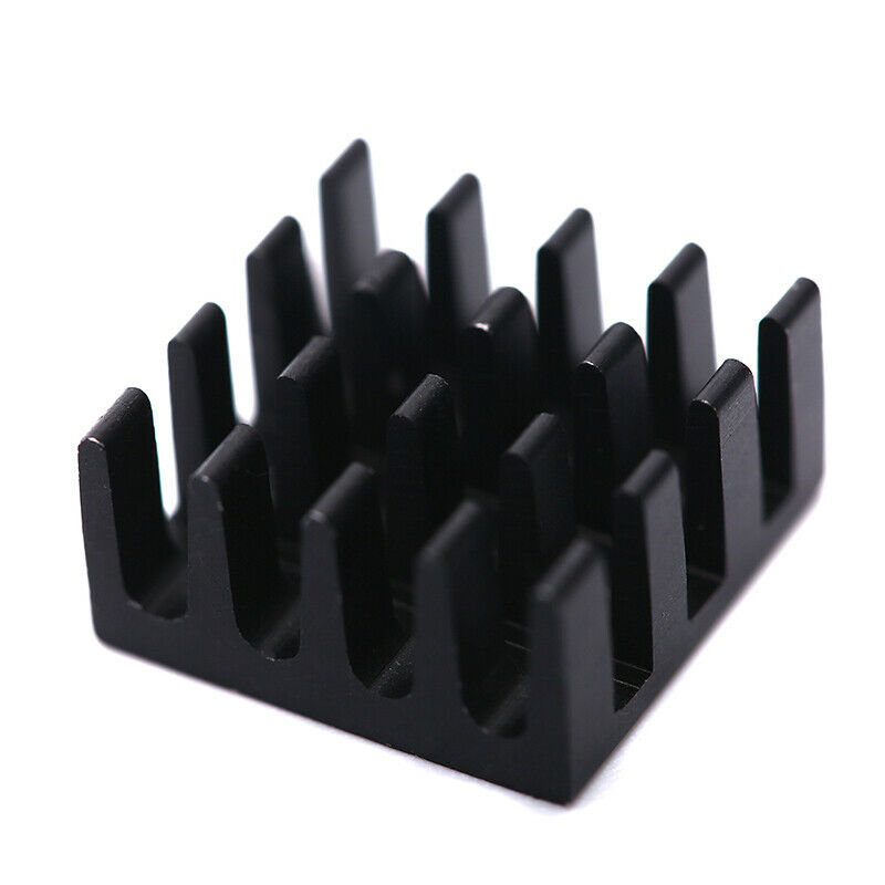 10Pcs Aluminum Heat Sink 14x14x8mm High Quality Heatsink Black Radiator Cool Tt