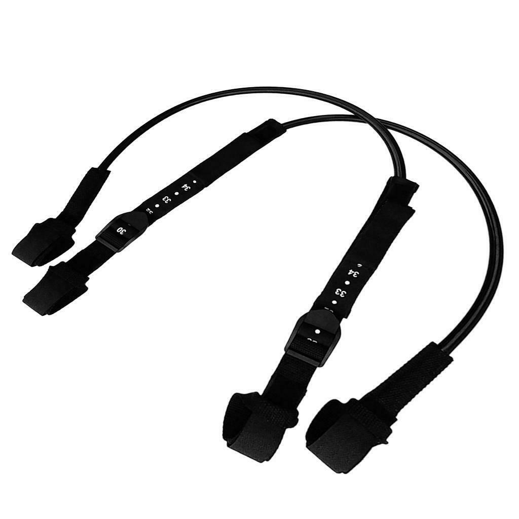 2 Pieces Heavy Duty Adjustable Non-Slip Windsurfing Harness Line 28-34 inch