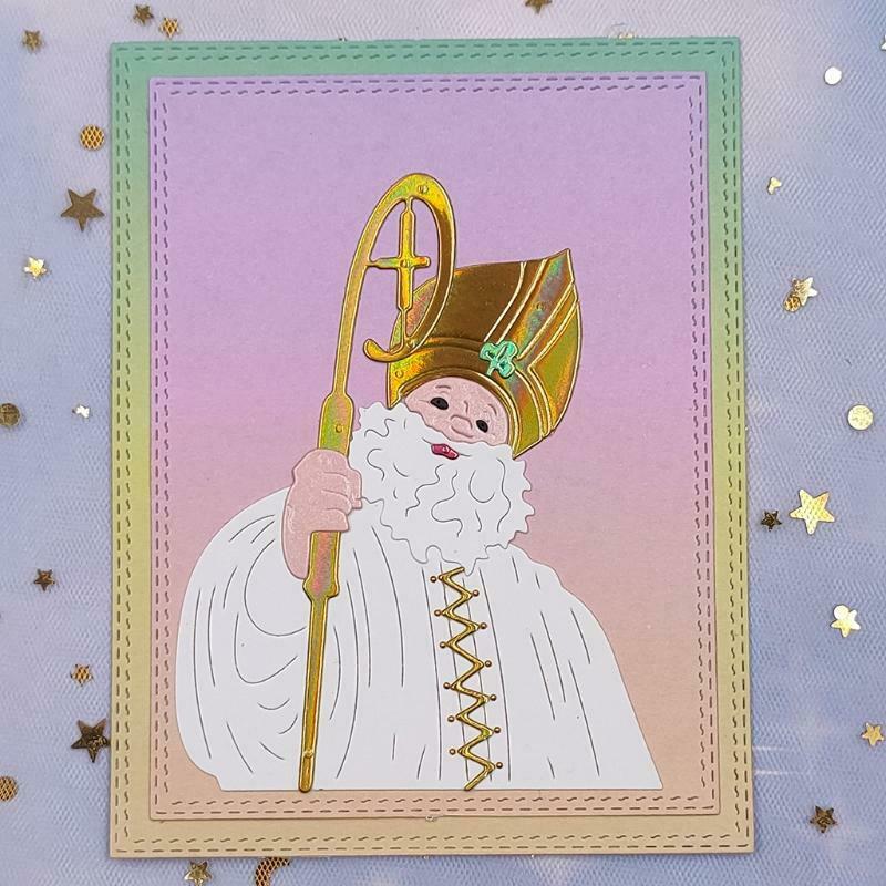Santa Claus Metal Cutting Dies Stencil DIY Scrapbook Album Paper Card Template
