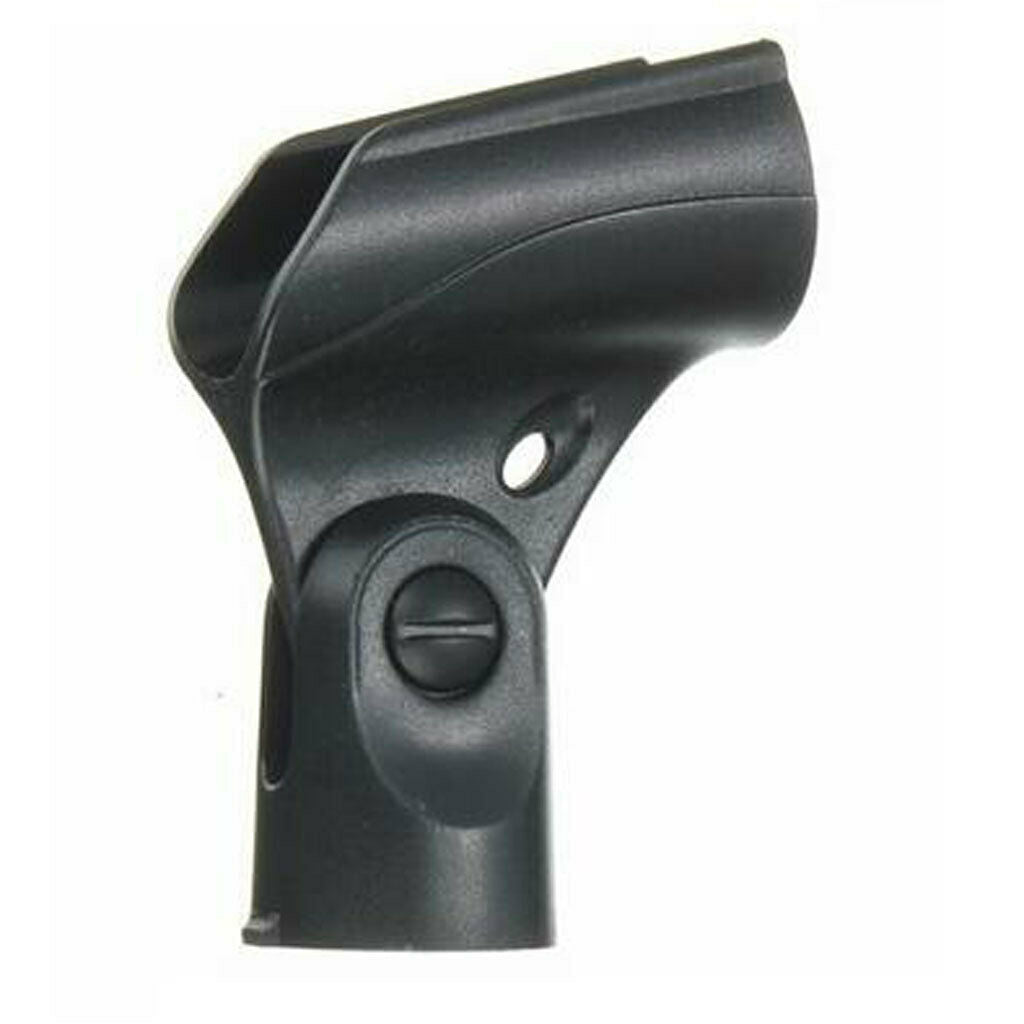 5/8 Inch Black Plastic For All The Microphone Mic Clip Microphone Clamp