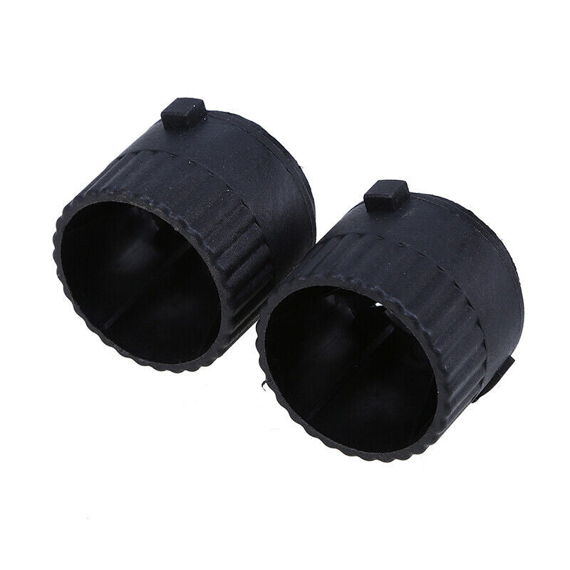 Black H7 HID Xenon Bulb Adapter Base Holder ABS 2pcs For Volkswagen VW Golf 6
