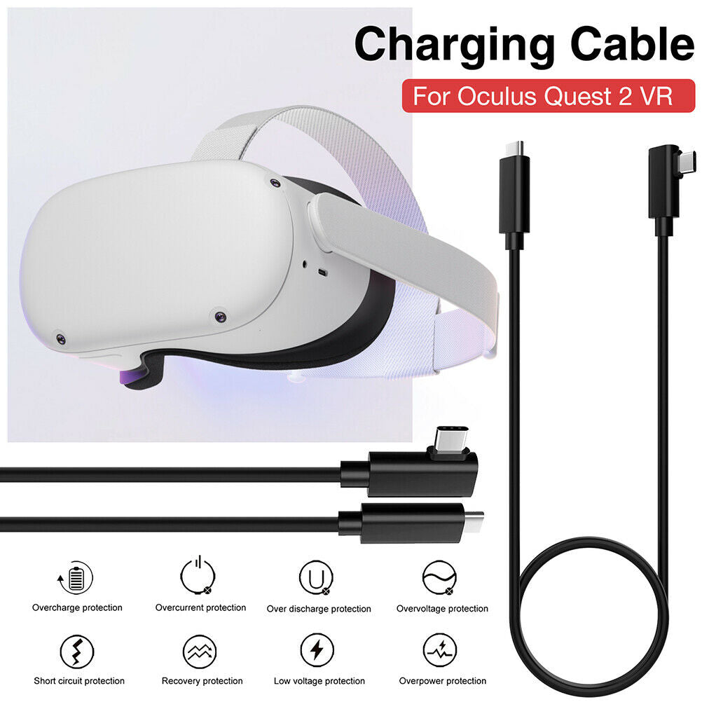 USB C to Type C 3.1 Cable Virtual Reality Headset Cable For Oculus Quest 2 VR