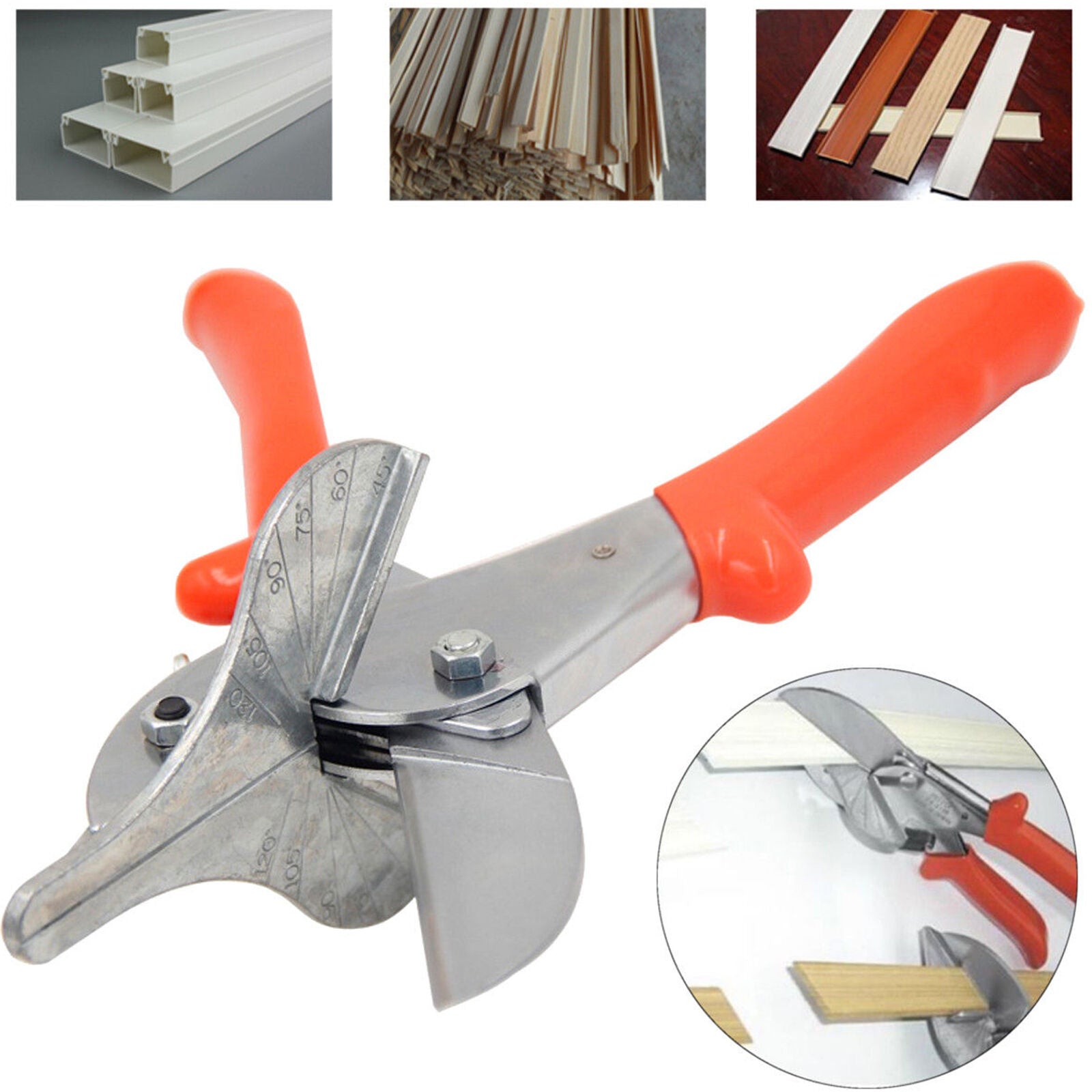 New Floor Dot Wood Miter Laminate Flooring Molding Mitre Quarter Round Cutter AU