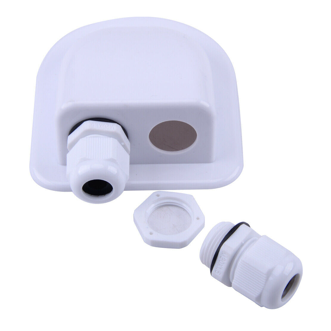 Roof Twin Cable Entry Gland Solar Panel Satellite Aerial Motorhome Camper New