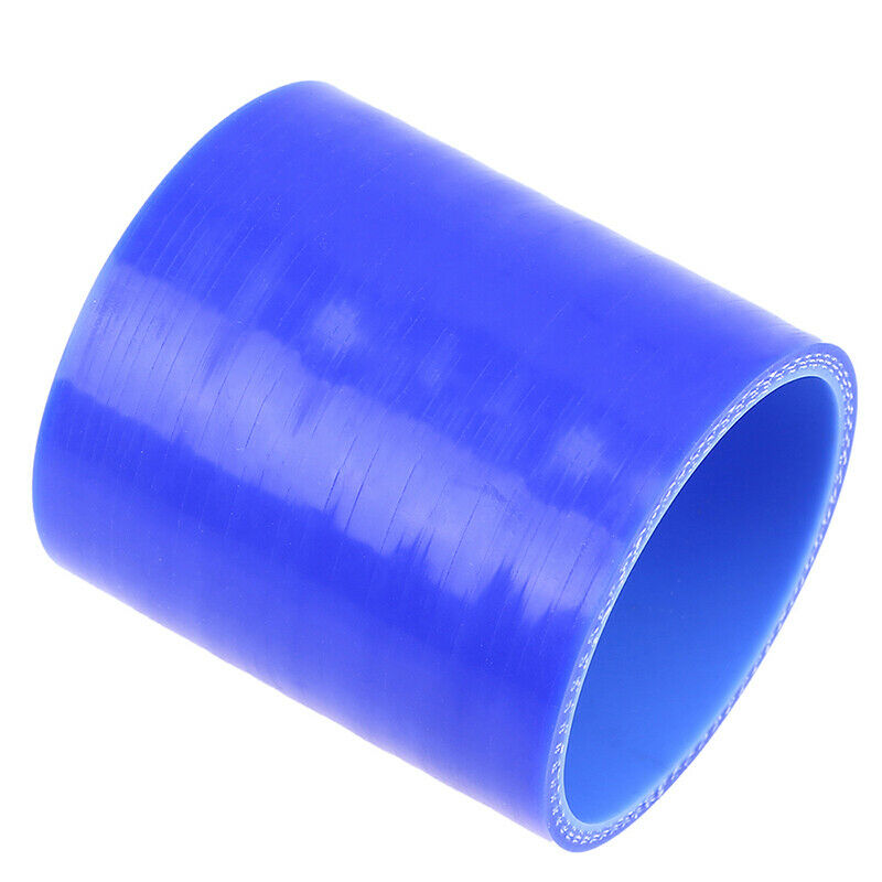 60mm Blue Car Auto Silicone Hose Diameter Intake Tube Pipe Straight Universal