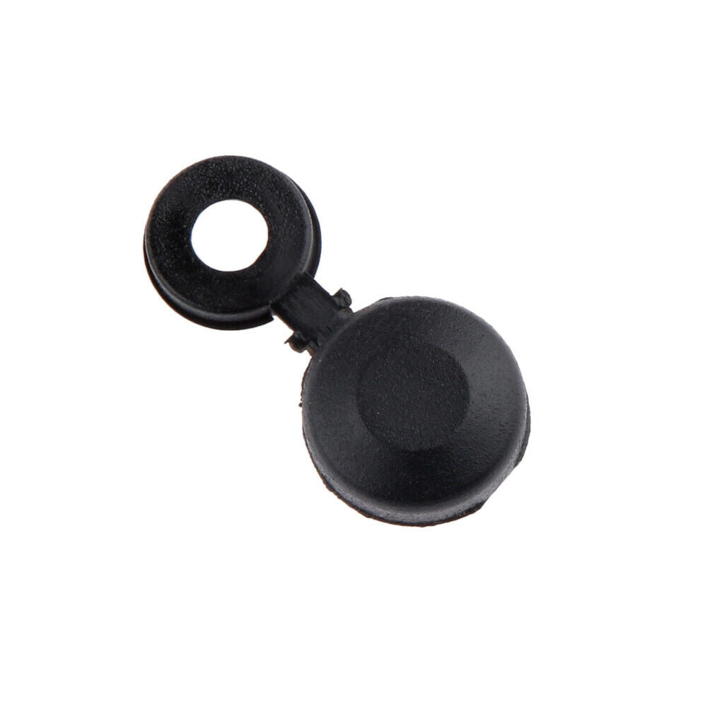 Pack of 150 Polypropylene Plastic Hinged Screw Cover Caps  for 6g/8g Diameter