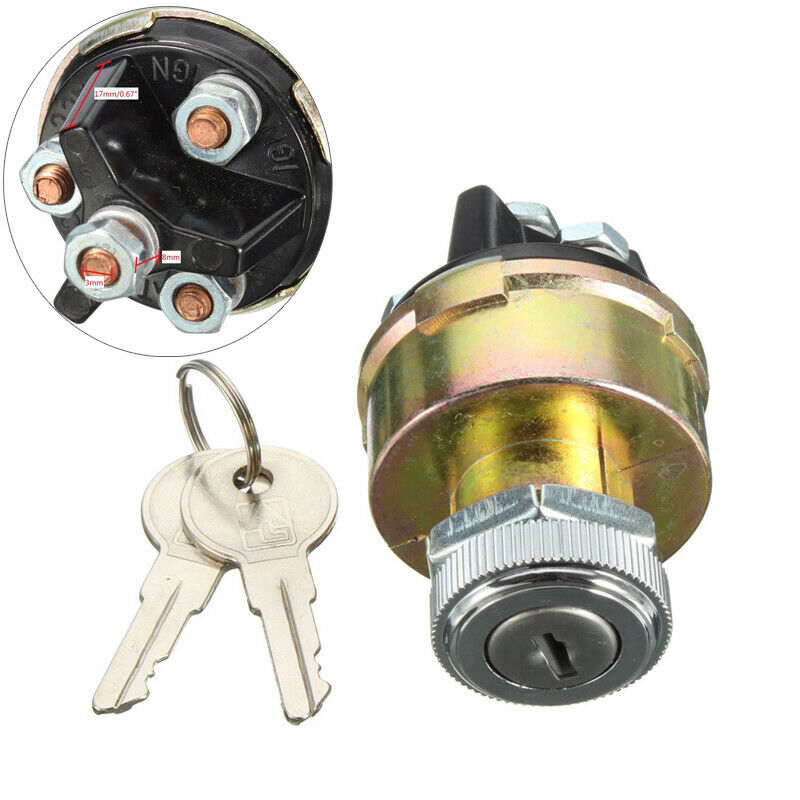 Universal Ignition Switch Lock Controls + 2 key for KS6180 US14 UN148 CS7UL3 S11