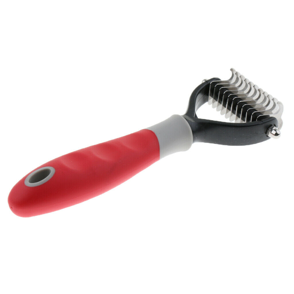 Dog Cat Grooming Brush Deshedding Rake Comb Short to long buns