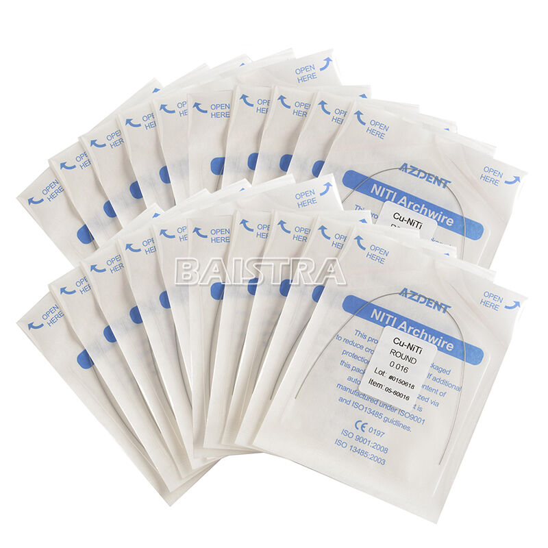 50 X AZDENT Dental Orthodontic Cu NiTi Copper Nickel Titanium Round Arch Wires
