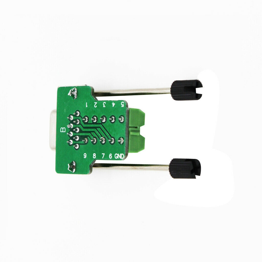 9Pin Female DB9 Nut Type Breakout Terminals Board Connector DIY Plugs