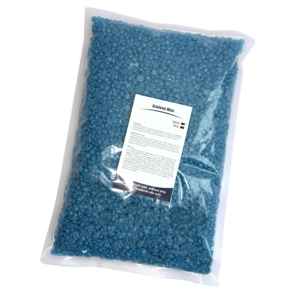 500g Depilatory Hot Hard Wax Beans Pellet Waxing Body Hair Removal,Chamomile